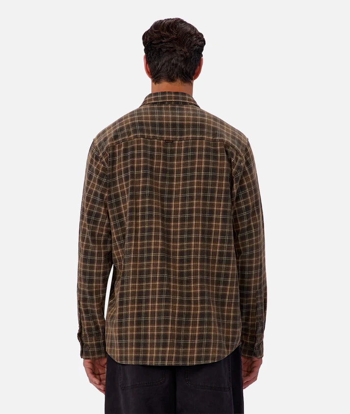 The Maple Long Sleeve Shirt Char/Maple - Industrie