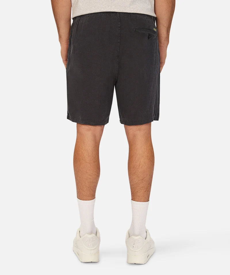 The Marina Linen Short Dark Navy - Industrie