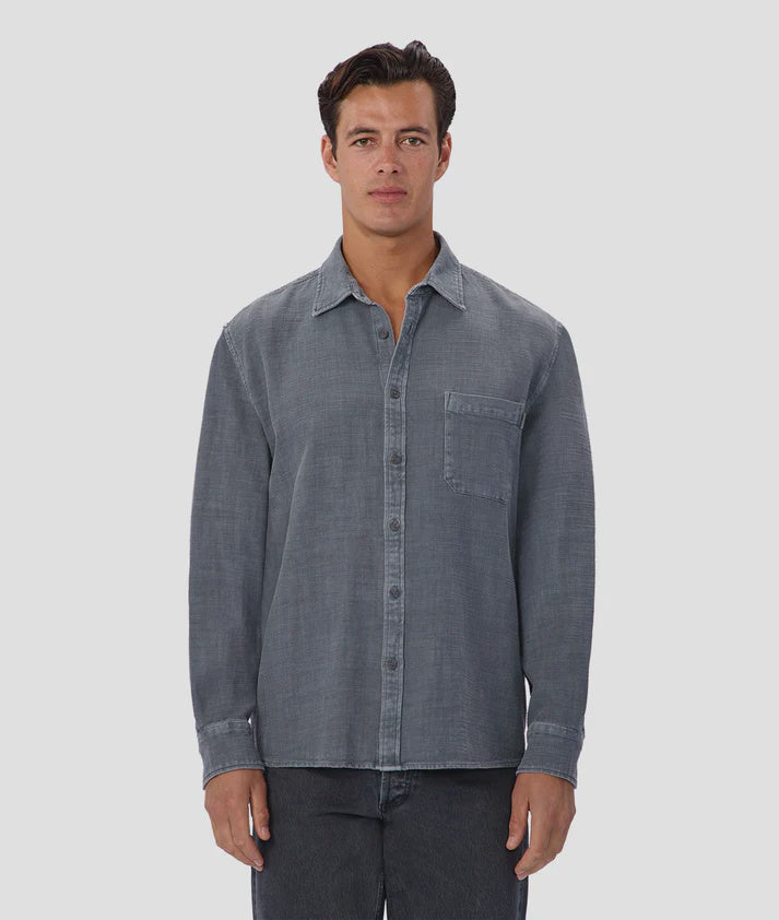 Industrie Lisbon L/S Shirt Blue Steel