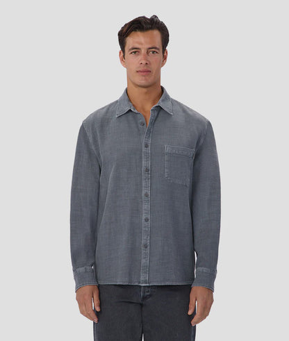 Industrie Lisbon L/S Shirt Blue Steel