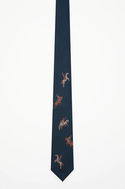 Navy Western Tie - James Harper