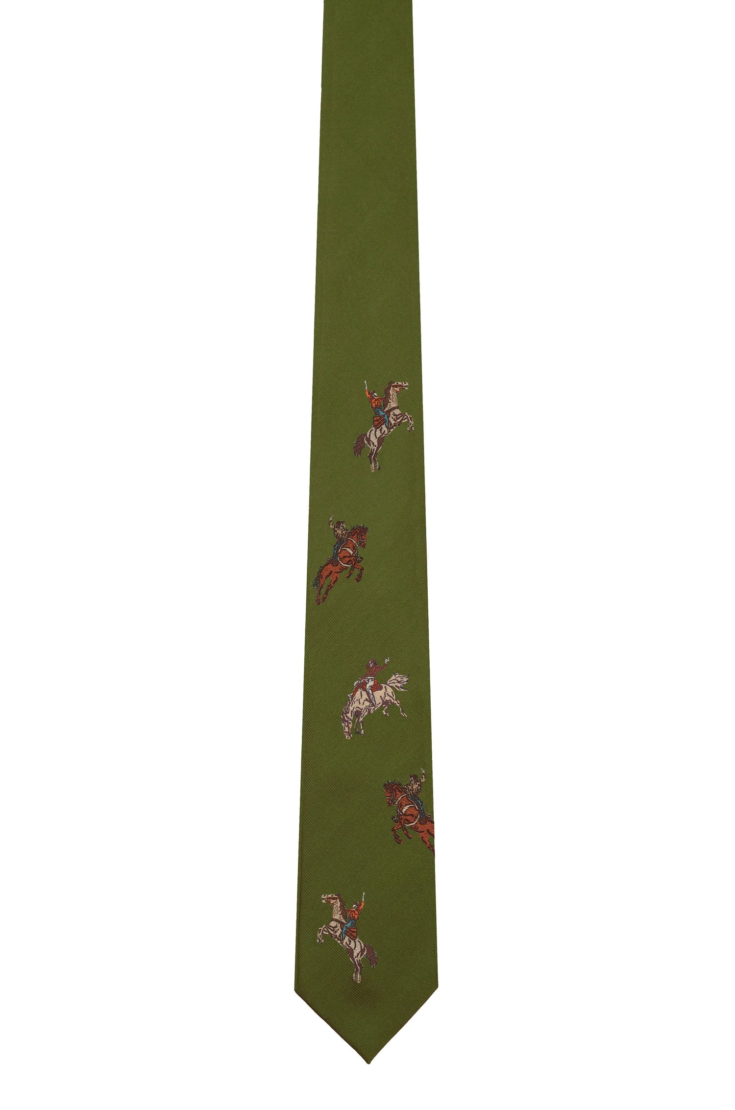 Olive Western Tie - James Harper