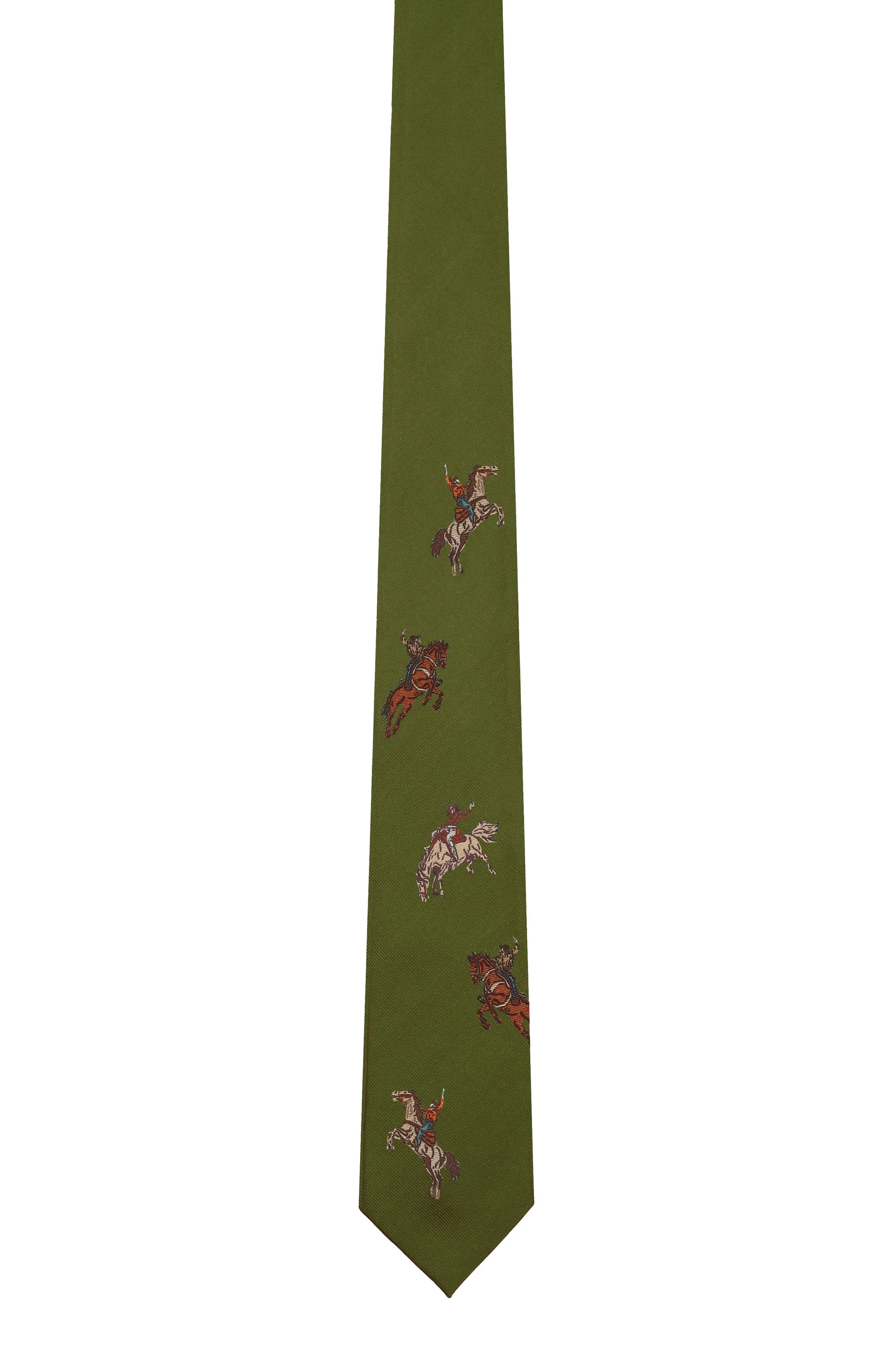 Olive Western Tie - James Harper