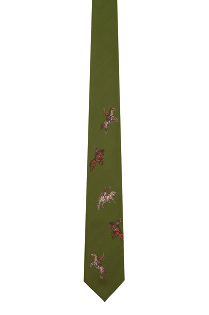 Olive Western Tie - James Harper