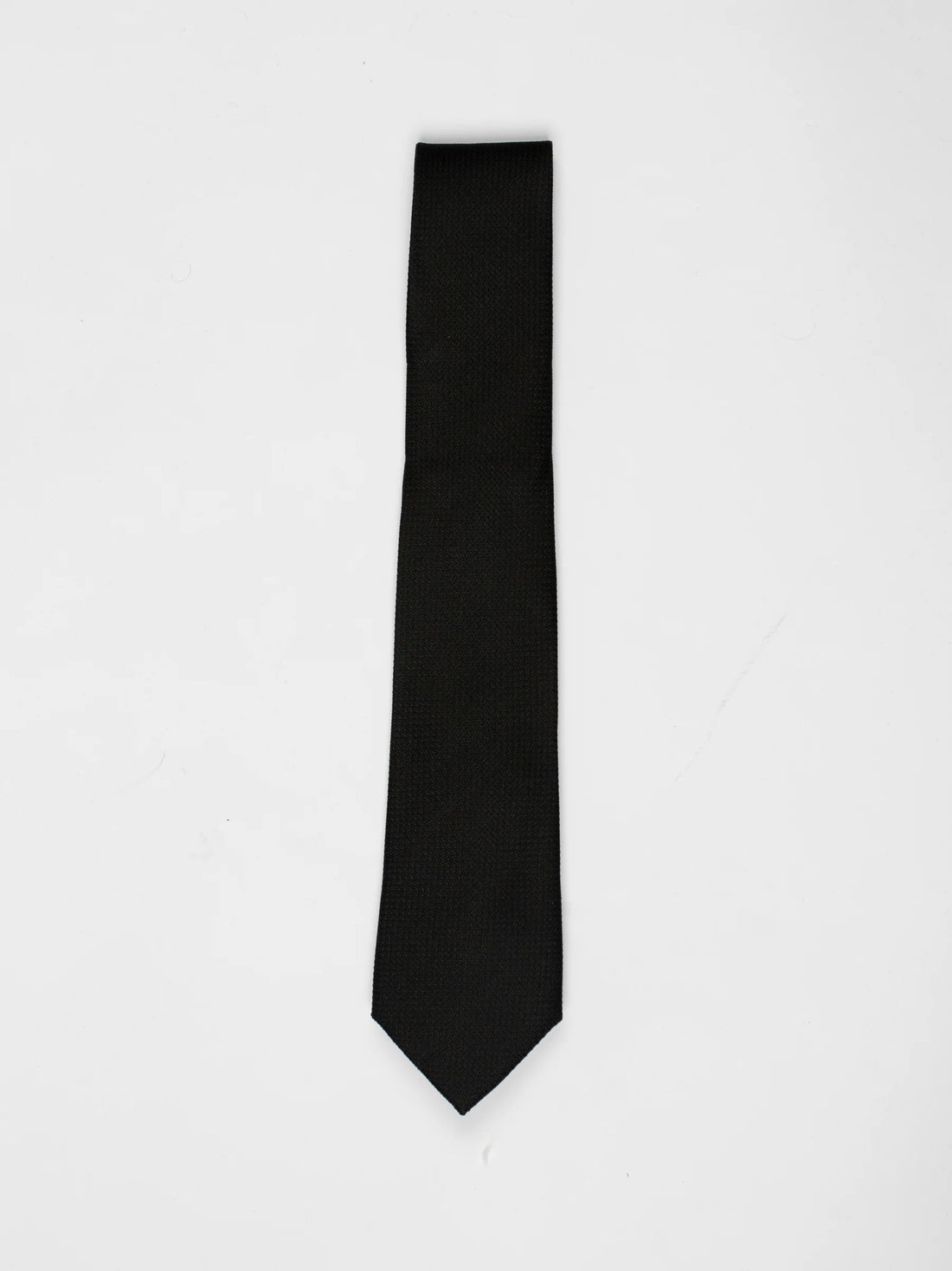 Black Textured Tie - James Harper