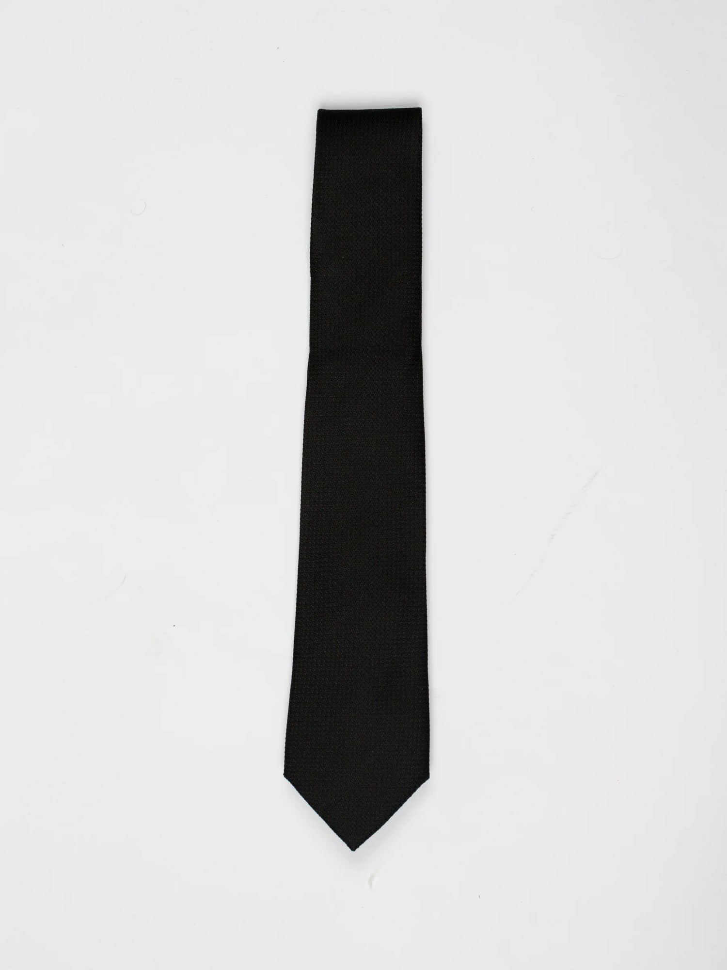 Black Textured Tie - James Harper