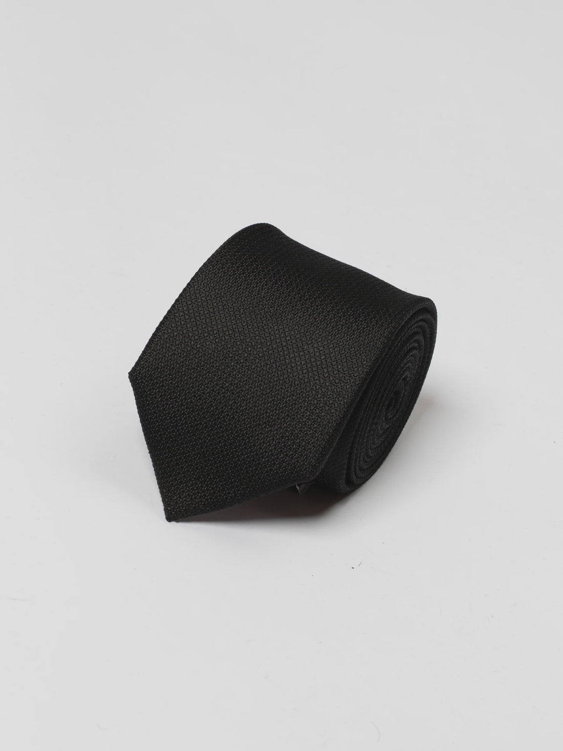 Black Textured Tie - James Harper