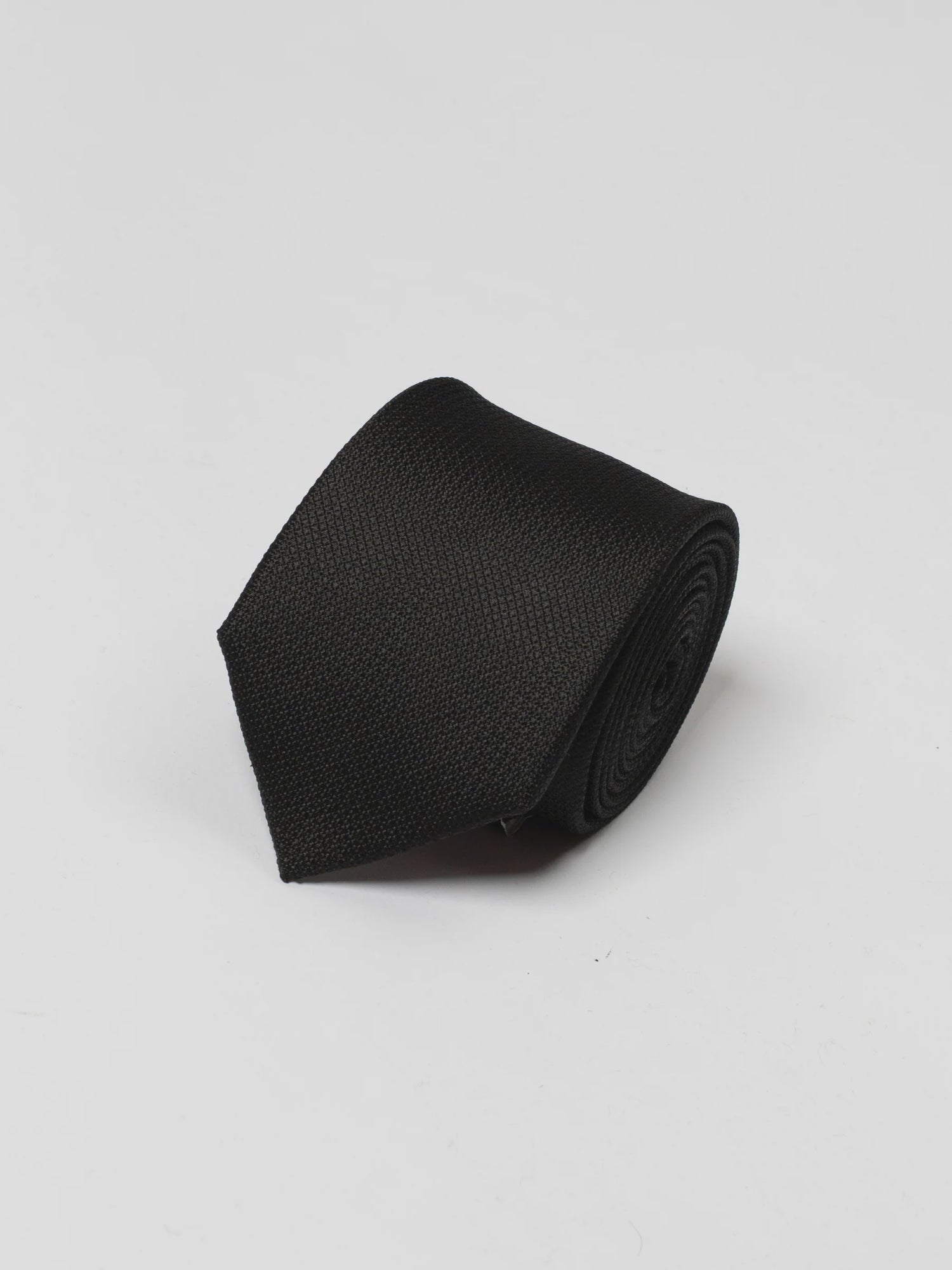 Black Textured Tie - James Harper