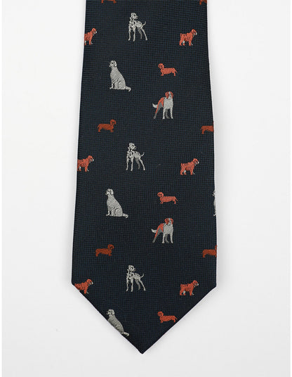 Navy Dog Tie - James Harper