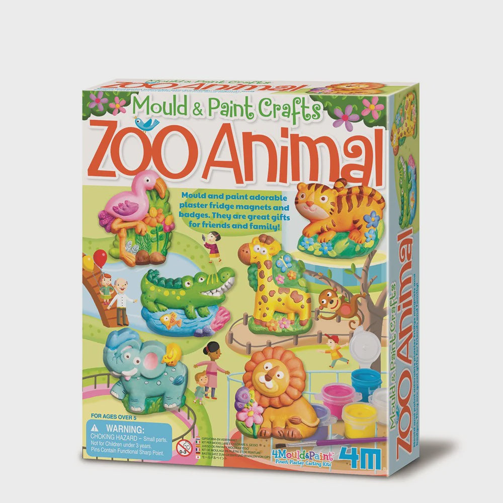 Mould &amp; Paint Zoo Animals - Johnco
