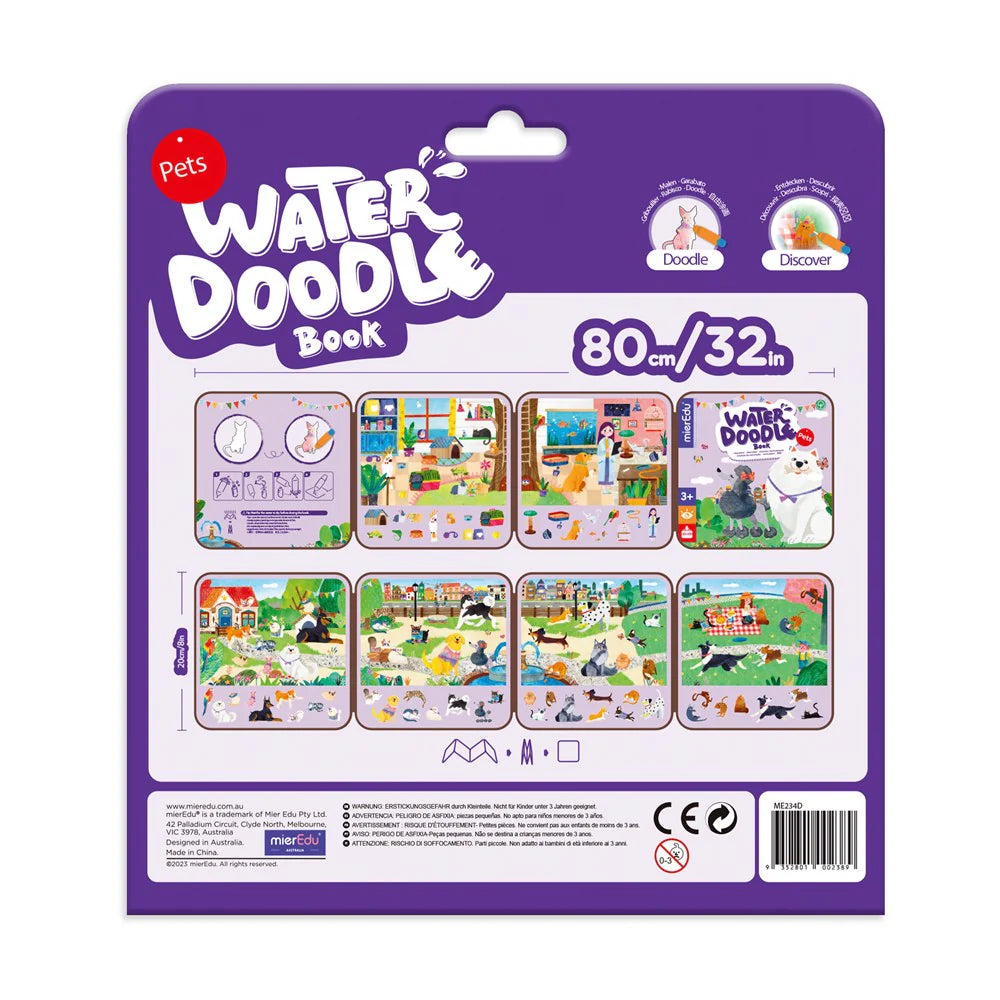 Mieredu Water Doodle Book Pets - Johnco