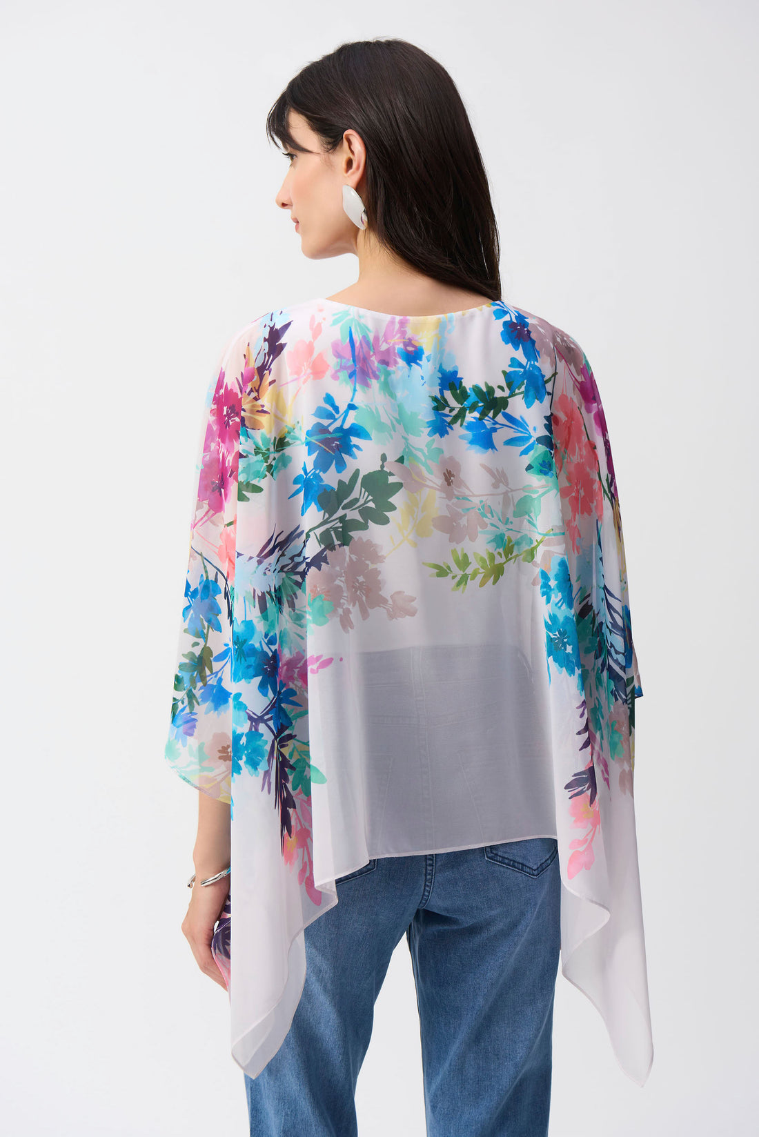 Floral Bohemian Kimono Top - Joseph Ribkoff