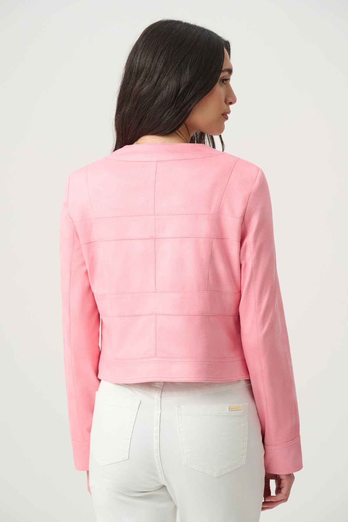 Faux Suede Cropped Jacket Bellini - Joseph Ribkoff