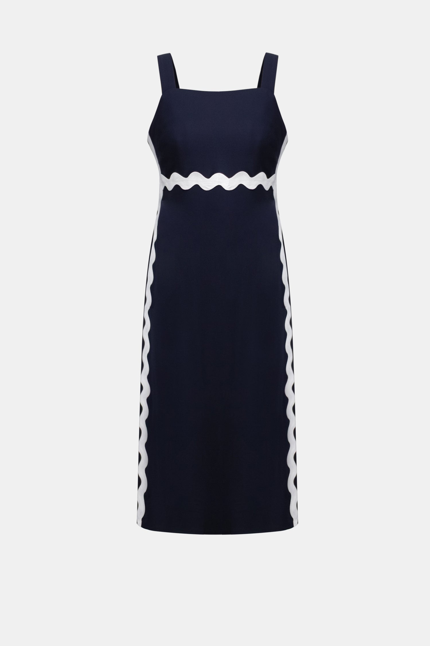 Midi A-line Dress Midnight Blue - Joseph Ribkoff