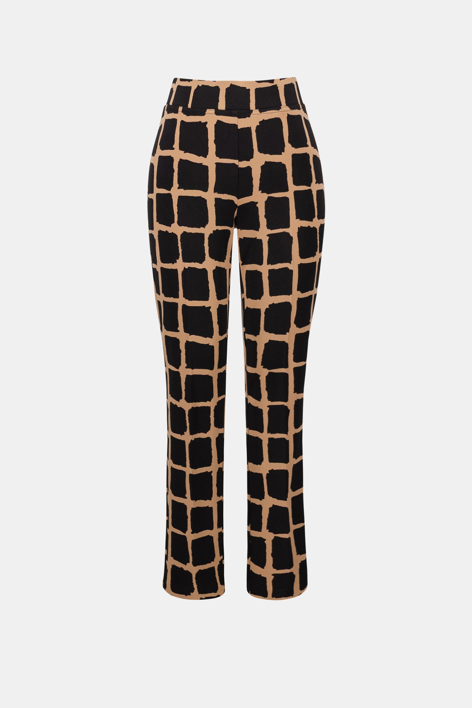 Silky Knit Abstract Print Pull-On Pants - Joseph Ribkoff
