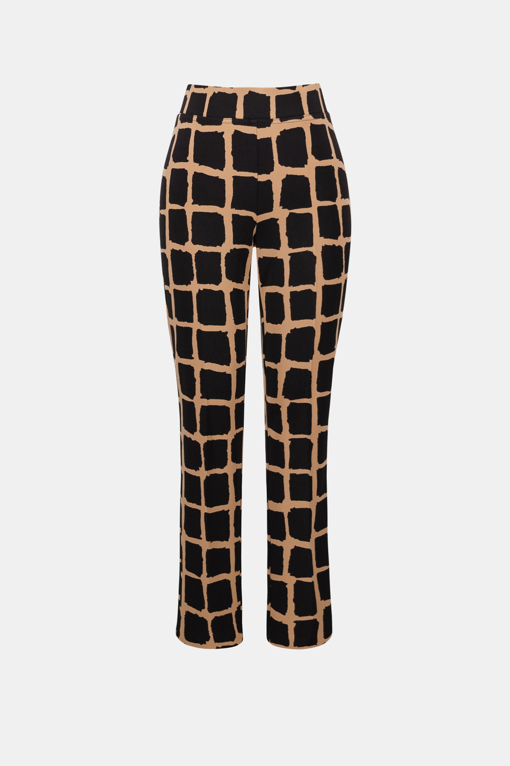 Silky Knit Abstract Print Pull-On Pants - Joseph Ribkoff