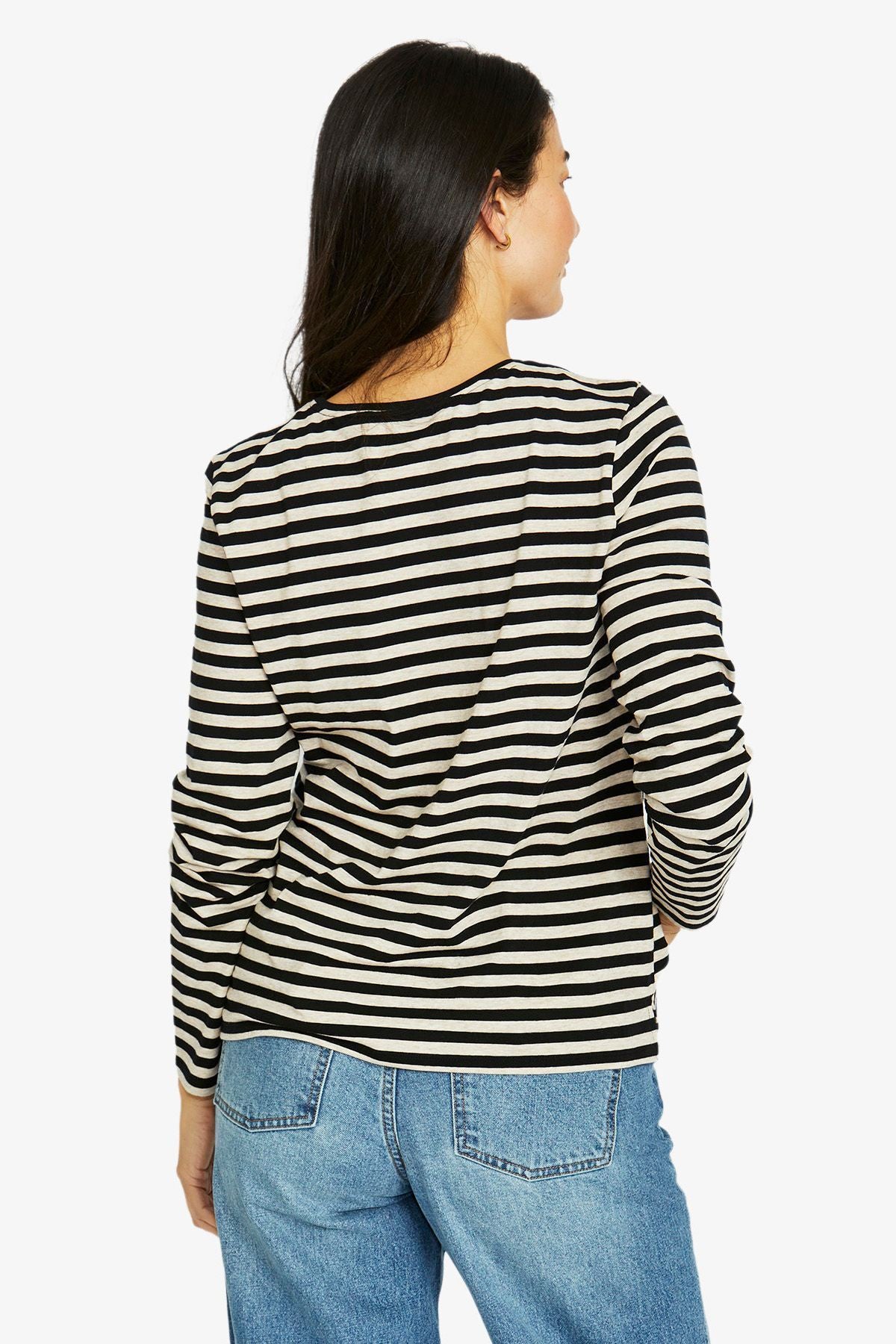 Stripe Crew L/S Tee - Jump