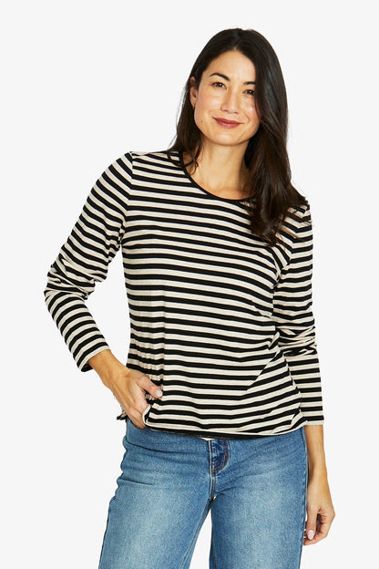 Stripe Crew L/S Tee - Jump