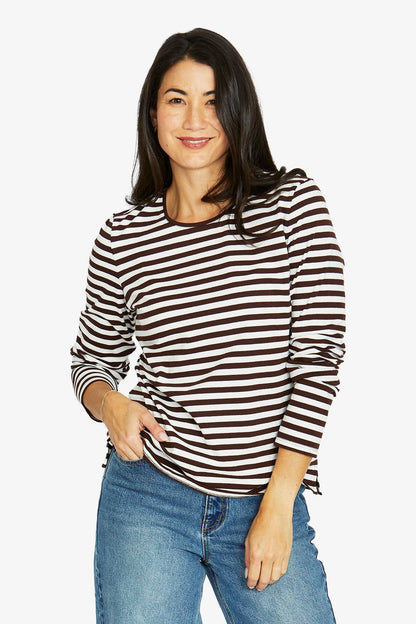 Stripe Crew L/S Tee - Jump