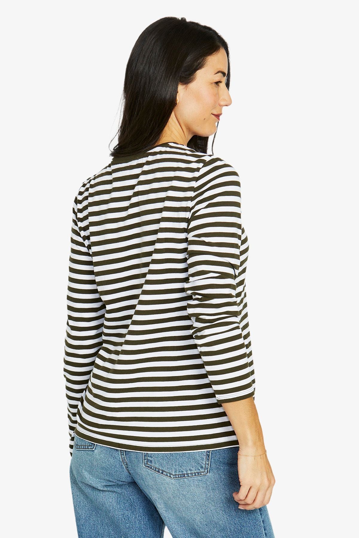 Stripe Crew L/S Tee - Jump