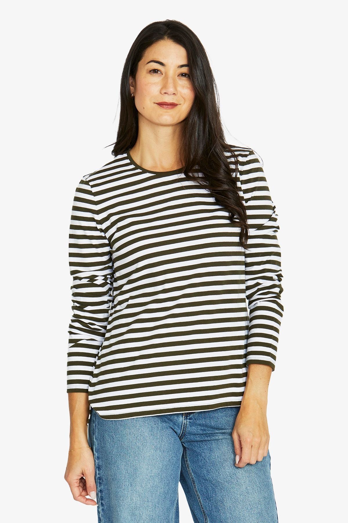 Stripe Crew L/S Tee - Jump