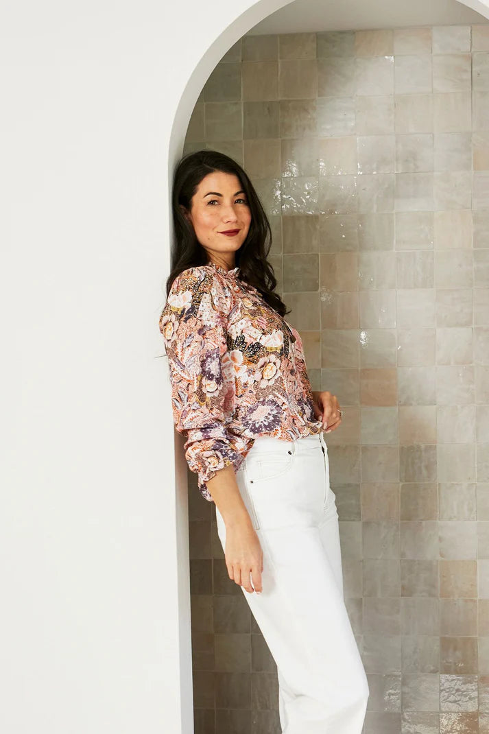 Delicate Paisley Top Jump