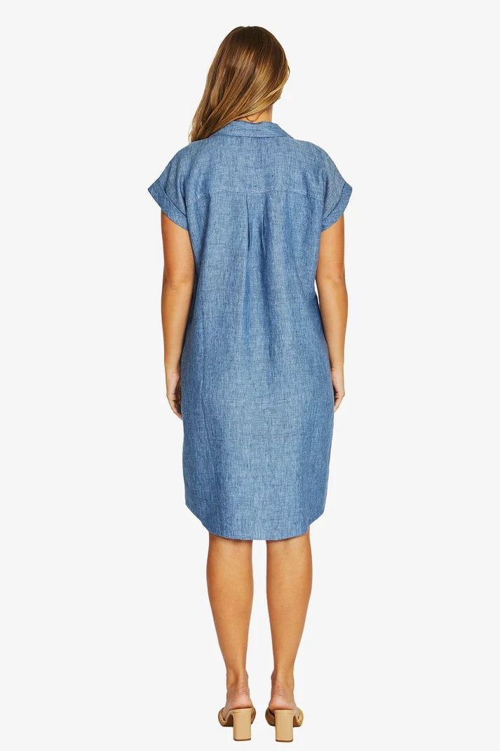 2 Pocket Shirt Dress Denim - Jump