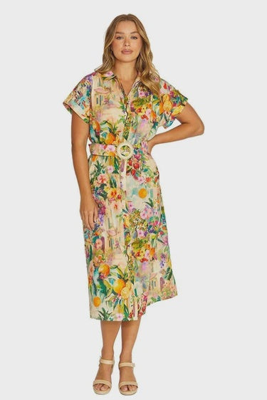 Amalfi Coast Belted Dress - Jump