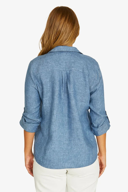Half Placket Shirt Denim - Jump