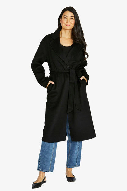 Longline Wrap Coat Jump