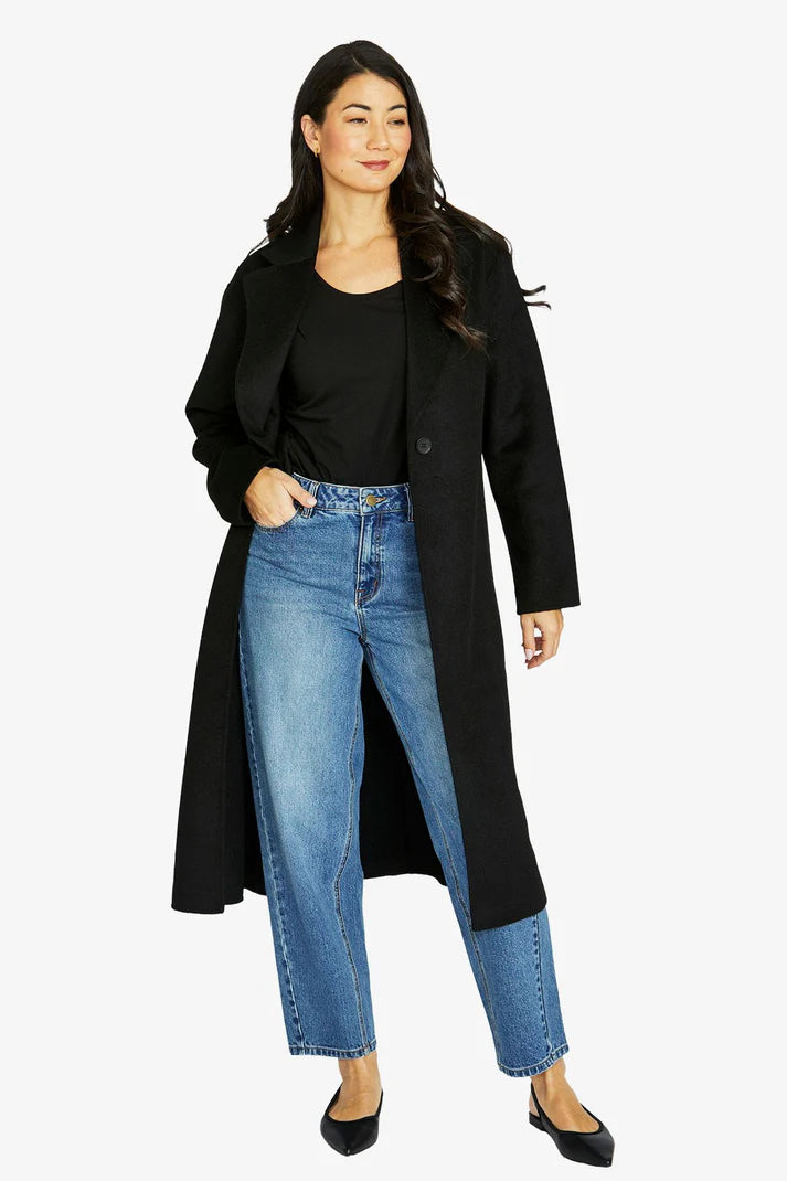 Longline Wrap Coat Jump