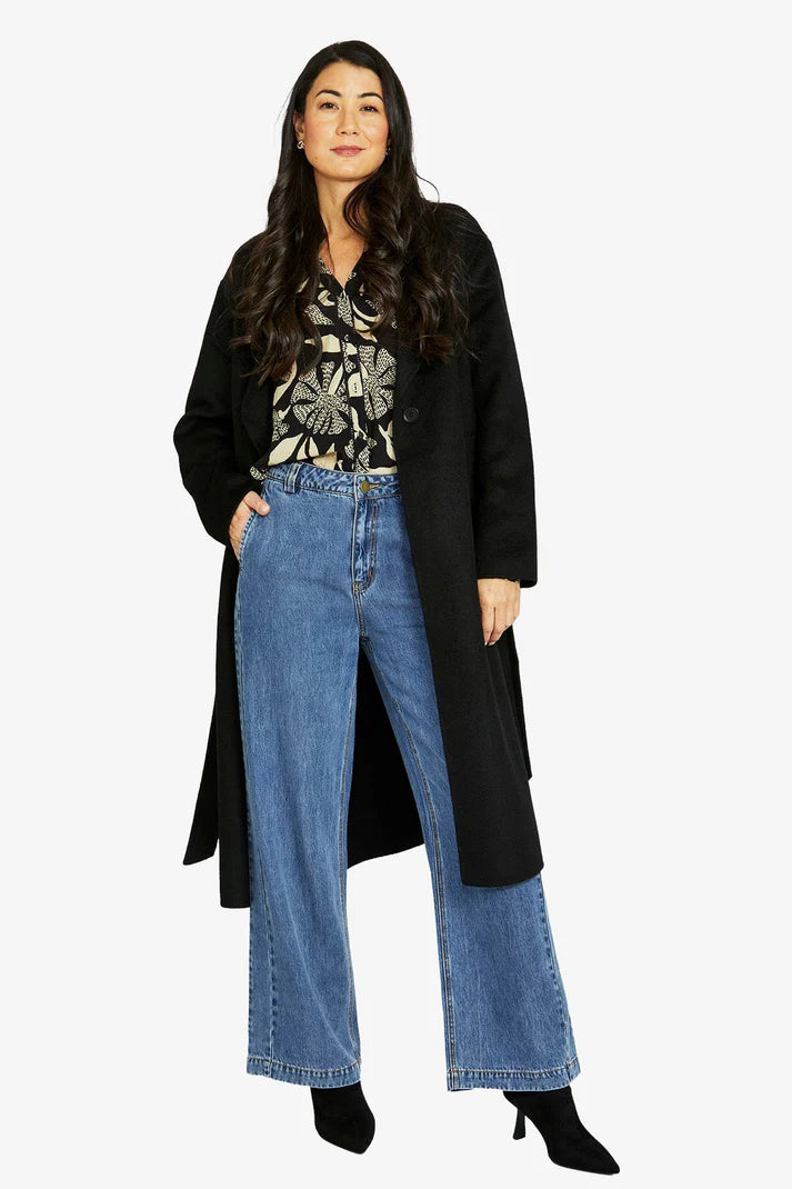Longline Wrap Coat Jump