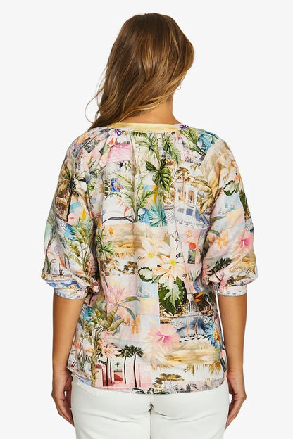 Poolside Glamour Button Top - Jump