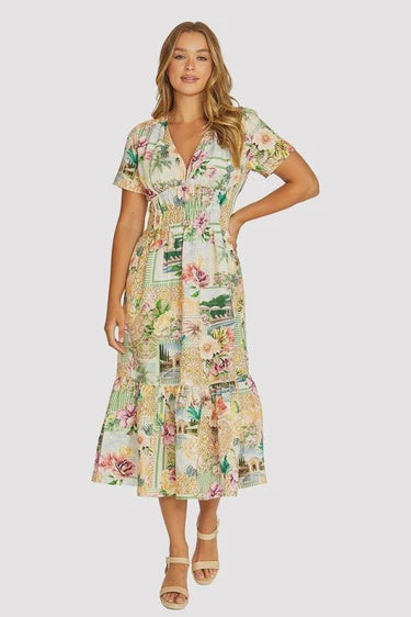 Womens Resort Roses Dress - Jump
