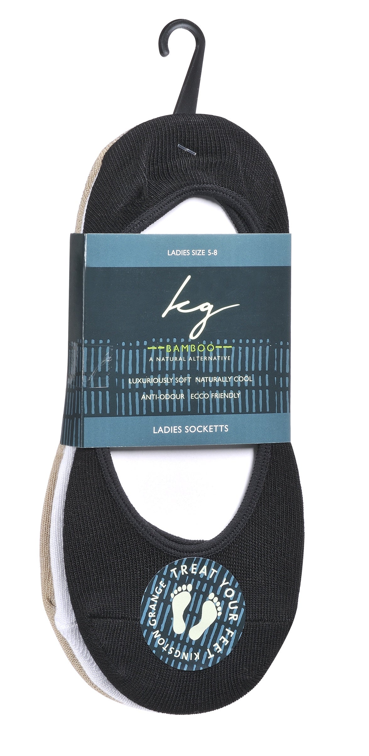 Bamboo Socketts 3pk Ladies - Kingston Grange