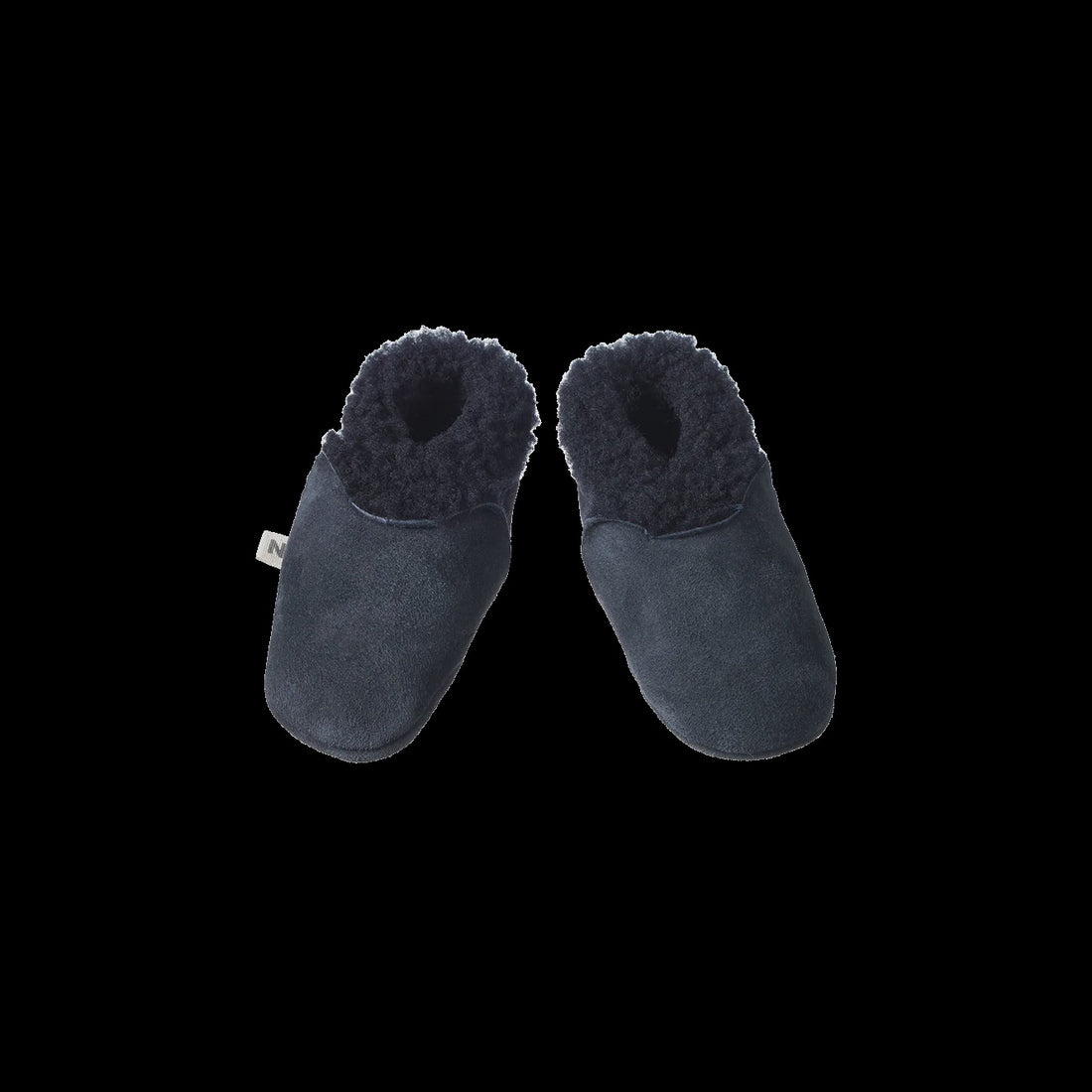 Lambskin Booties Navy