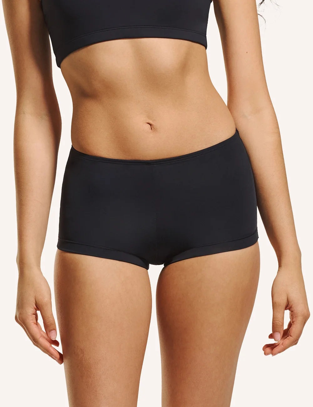 Teen Period Swim Boyleg Brief - Black - Love Luna