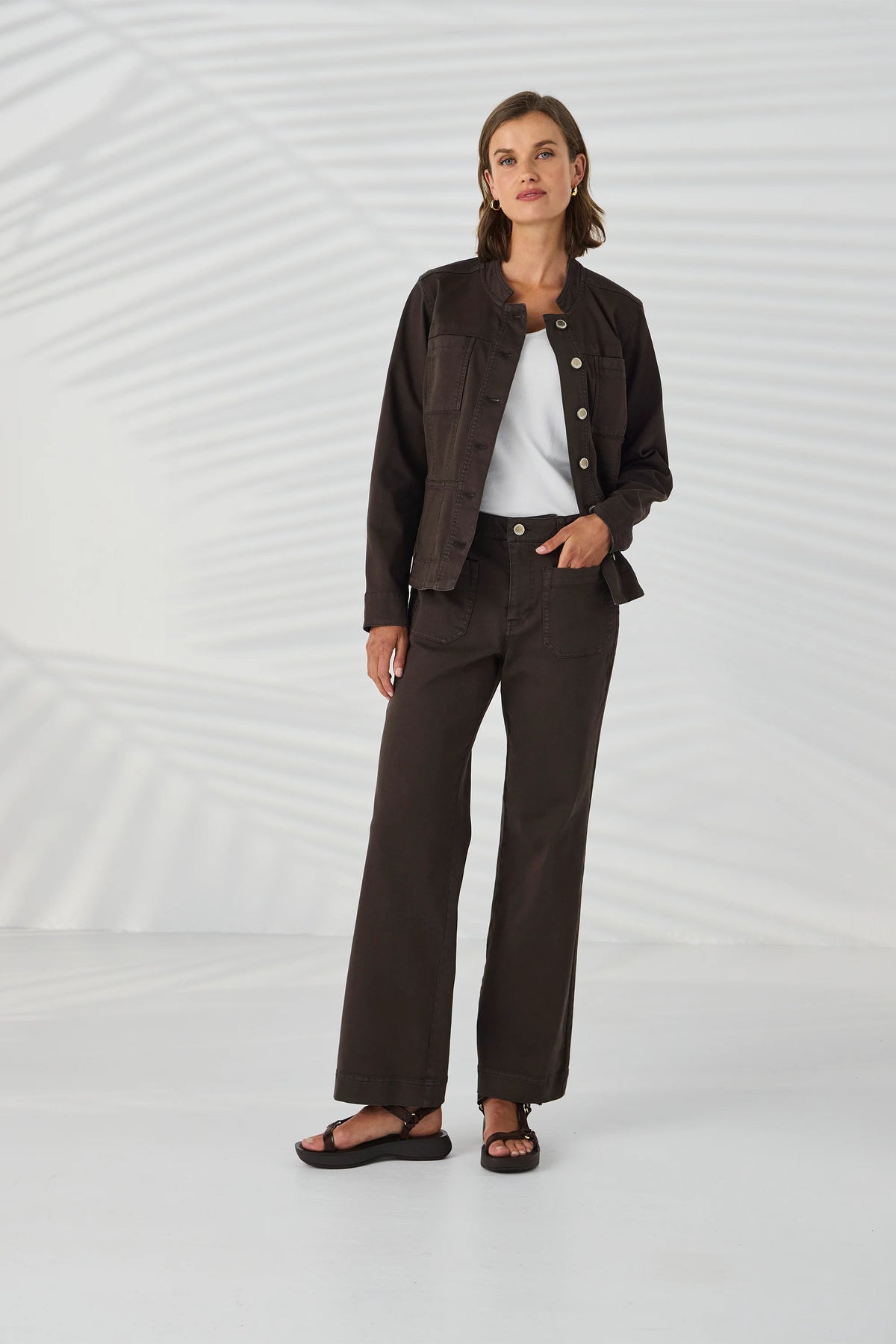 Chrome Jean Mocha - Lania