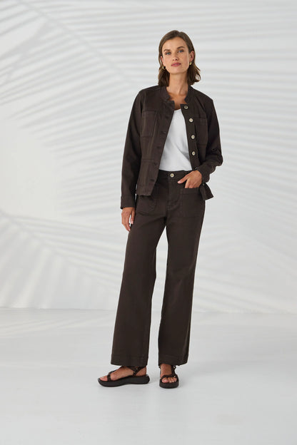 Chrome Jean Mocha - Lania