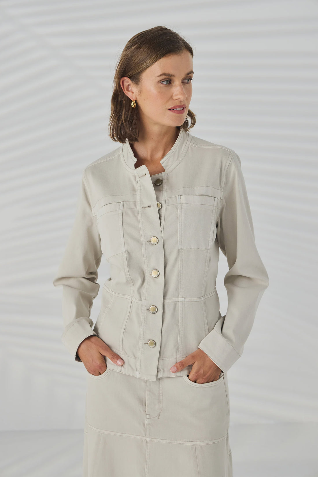 Strand Jacket Almond - Lania
