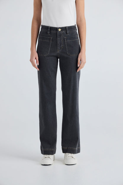 Chrome Jean Charcoal - Lania