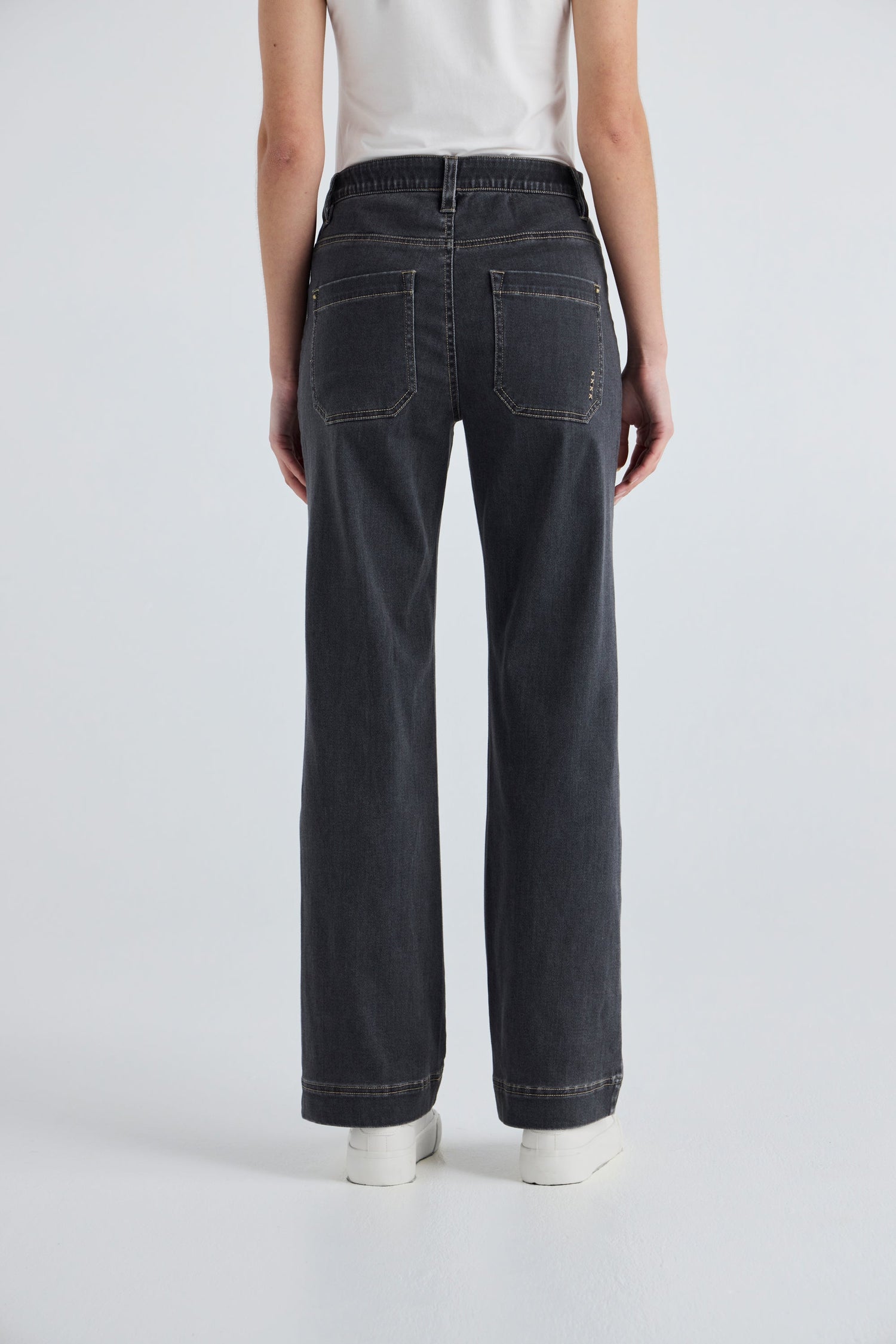 Chrome Jean Charcoal - Lania