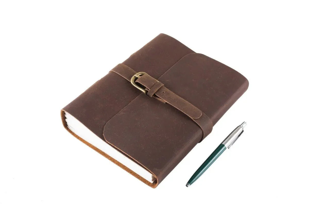 Leather Journal - Buckle - A5 - Unlined