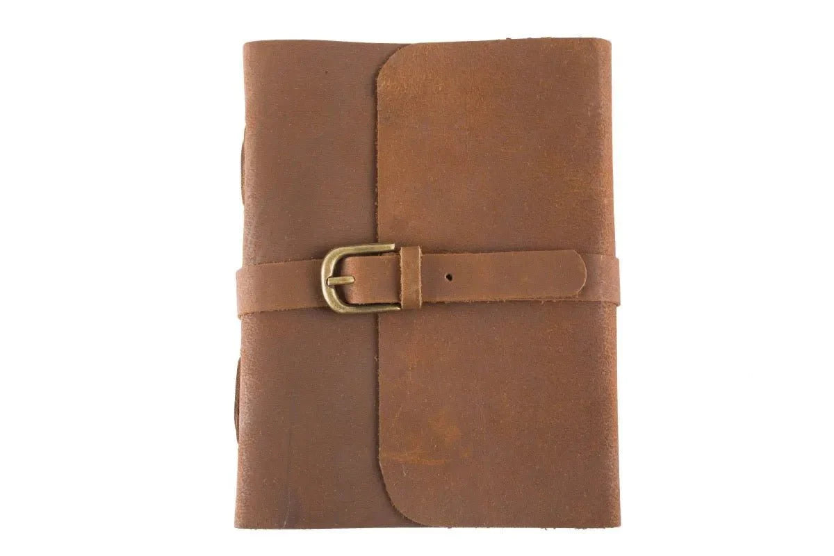 Leather Journal - Buckle - A5 - Unlined