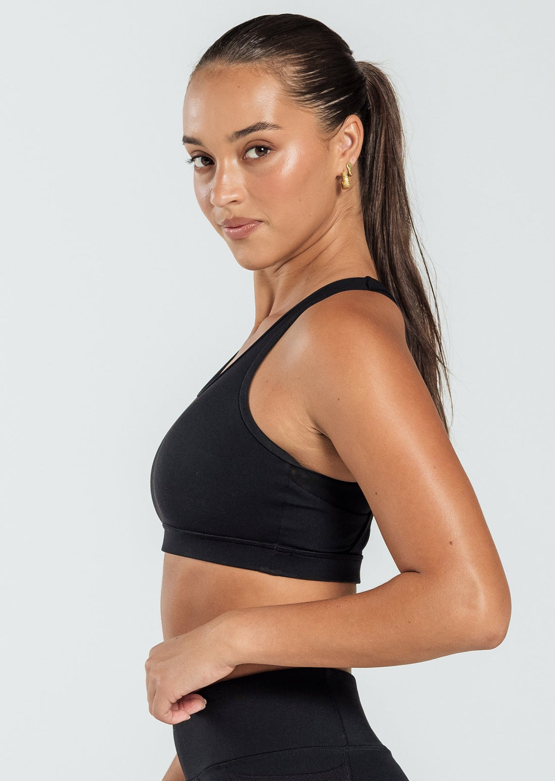 Leo Hi-Tech Sports Bra Black