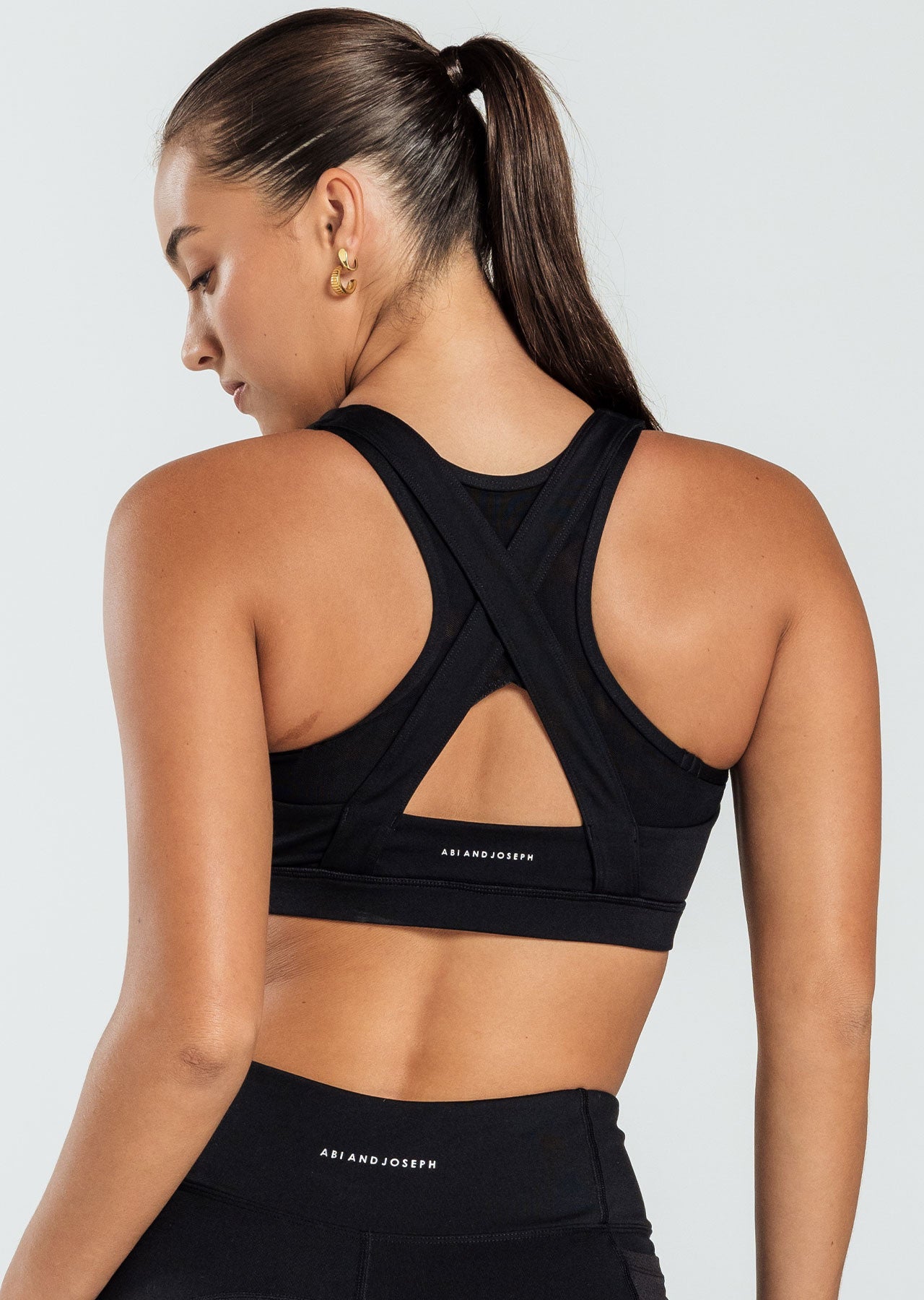 Leo Hi-Tech Sports Bra Black