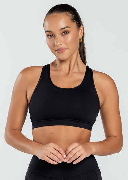 Leo Hi-Tech Sports Bra Black