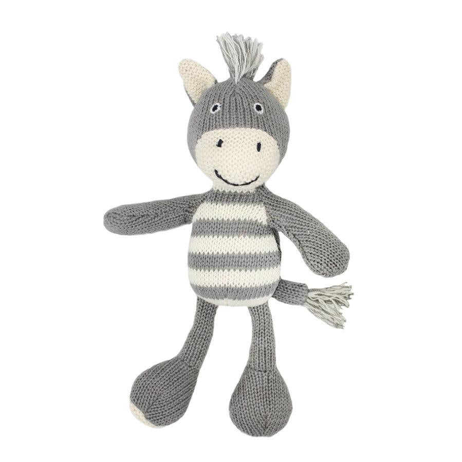 Bowie Stripey Zebra Rattle - Lily &amp; George