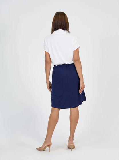 Lee Bamboo Skirt Navy - Lou Lou