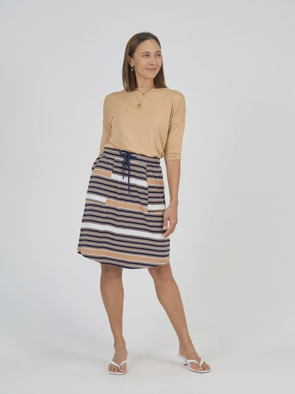Lee Bamboo Skirt Stripe - Lou Lou